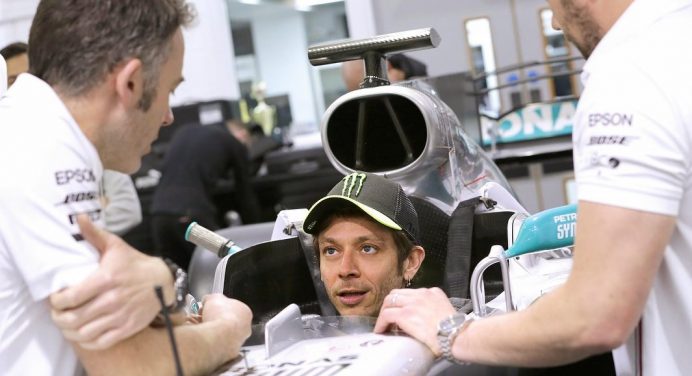 Rossi preps for Hamilton ride swap with Mercedes