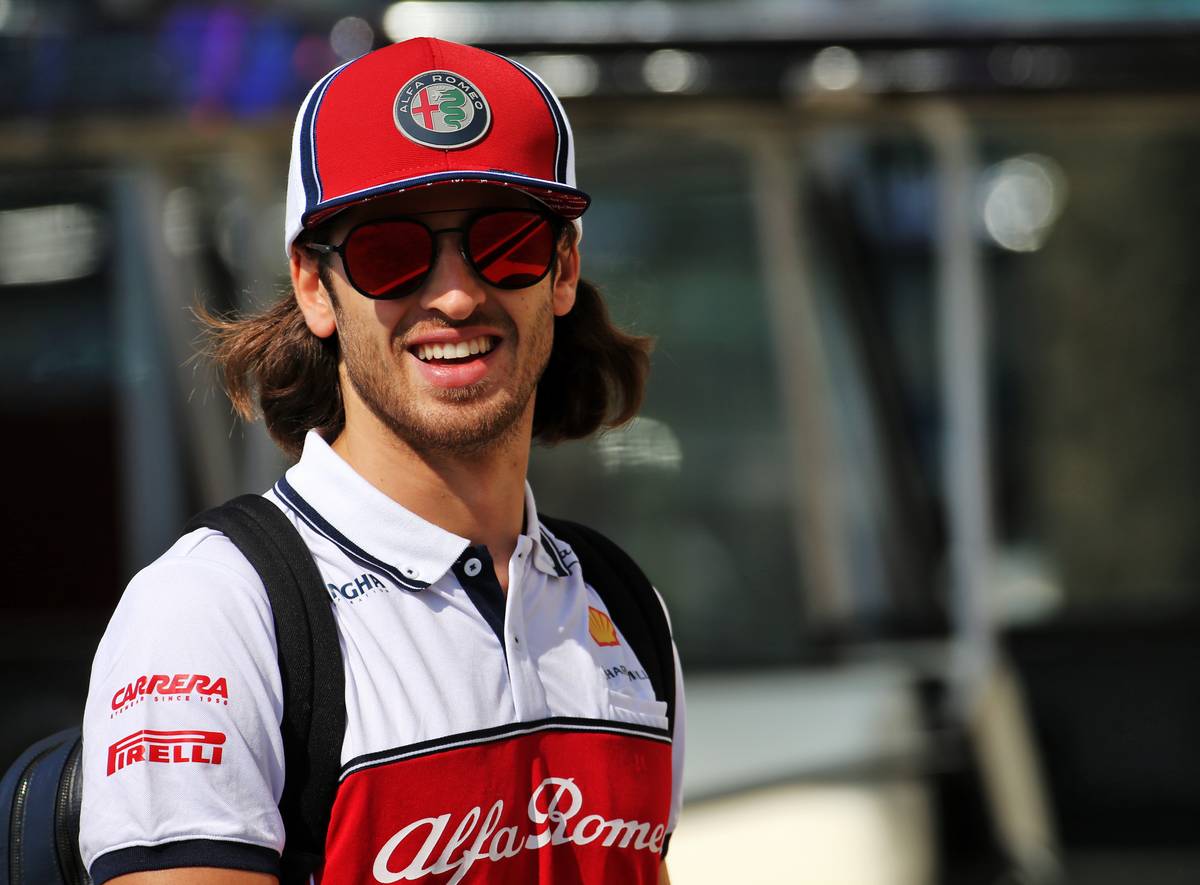 Antonio Giovinazzi (ITA) Alfa Romeo Racing.