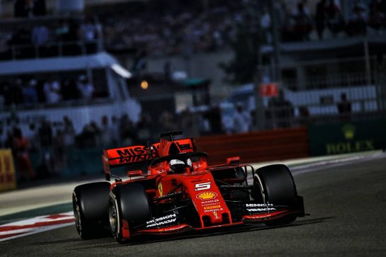 Sebastian Vettel (GER) Ferrari SF90.
01.12.2019. Formula 1 World Championship, Rd 21, Abu Dhabi Grand Prix, Yas Marina Circuit, Abu Dhabi, Race Day.
- www.xpbimages.com, EMail: requests@xpbimages.com © Copyright: Batchelor / XPB Images