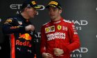 2nd place Max Verstappen (NLD) Red Bull Racing RB15 and 3rd place Charles Leclerc (MON) Ferrari SF90. 01.12.2019.