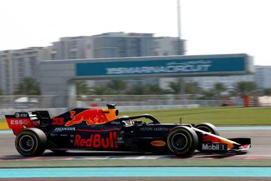 Max Verstappen (NLD) Red Bull Racing RB15.
03.12.2019. Formula 1 Testing, Yas Marina Circuit, Abu Dhabi, Tuesday.
 - www.xpbimages.com, EMail: requests@xpbimages.com © Copyright: Batchelor / XPB Images