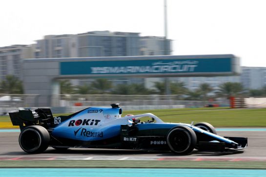 George Russell (GBR) Williams Racing FW42.
03.12.2019. Formula 1 Testing, Yas Marina Circuit, Abu Dhabi, Tuesday.
 - www.xpbimages.com, EMail: requests@xpbimages.com © Copyright: Batchelor / XPB Images
