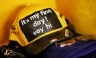 Cap worn by Esteban Ocon (FRA) Renault F1 Team.
