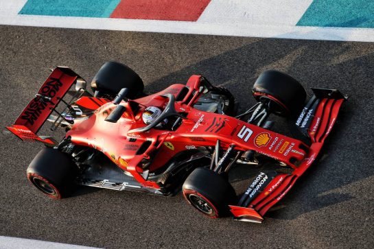 Sebastian Vettel (GER) Ferrari SF90.
03.12.2019. Formula 1 Testing, Yas Marina Circuit, Abu Dhabi, Tuesday.
- www.xpbimages.com, EMail: requests@xpbimages.com © Copyright: Batchelor / XPB Images