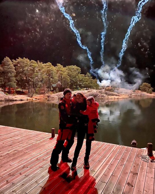 Kimi and Minttu Raikkonen