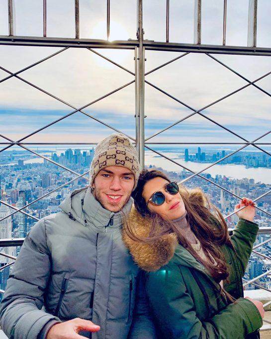 Pierre Gasly and Caterina