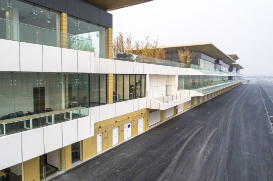 Vietnam GP pit building