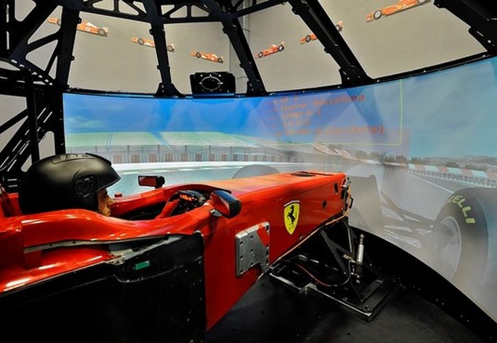 The world's most realistic racing simulator puts Ferrari F1 engineering in  your den for $90,000