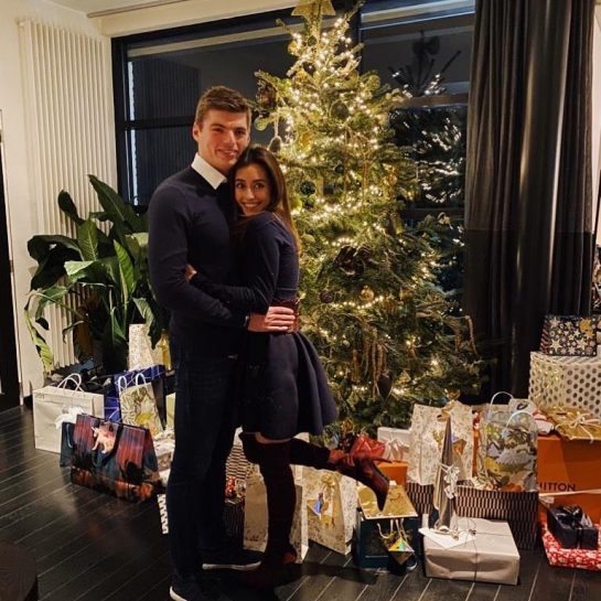 Max Vesrtappen with girlfriend Dilara Sanlik