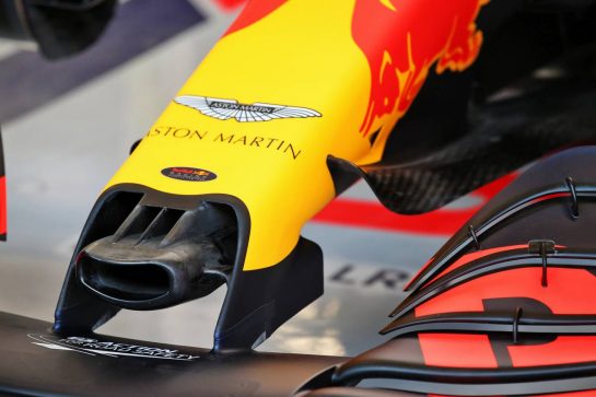 Red Bull Racing RB16 nosecone detail.
19.02.2020. Formula One Testing, Day One, Barcelona, Spain. Wednesday.
- www.xpbimages.com, EMail: requests@xpbimages.com © Copyright: Batchelor / XPB Images