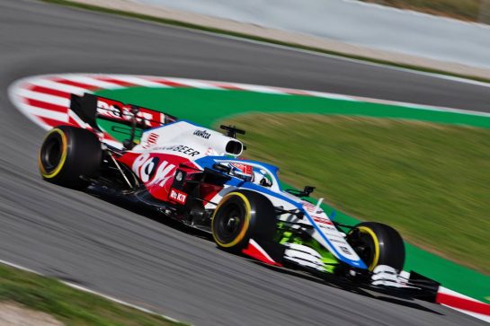 George Russell (GBR) Williams Racing FW43.
19.02.2020. Formula One Testing, Day One, Barcelona, Spain. Wednesday.
- www.xpbimages.com, EMail: requests@xpbimages.com © Copyright: Rew / XPB Images