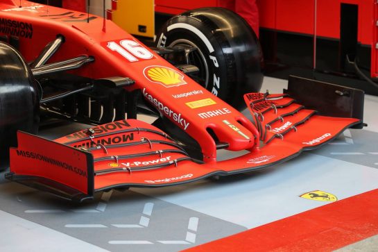 Ferrari Front Wing nose cone.
19.02.2020. Formula One Testing, Day One, Barcelona, Spain. Wednesday.
- www.xpbimages.com, EMail: requests@xpbimages.com © Copyright: Batchelor / XPB Images