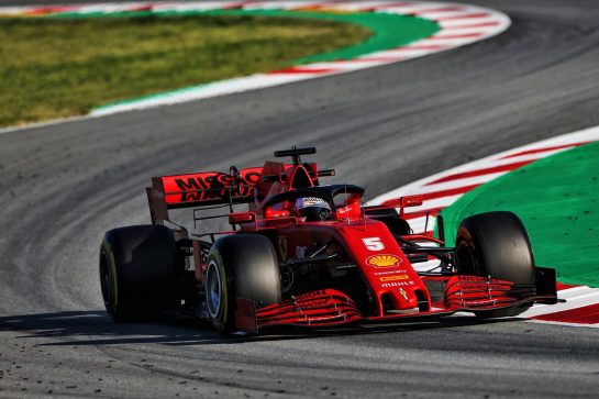 Sebastian Vettel (GER) Ferrari SF1000.
20.02.2020. Formula One Testing, Day Two, Barcelona, Spain. Thursday.
- www.xpbimages.com, EMail: requests@xpbimages.com © Copyright: Moy / XPB Images