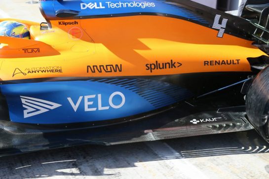 McLaren MCL35 Engine cover and floor.
20.02.2020. Formula One Testing, Day Two, Barcelona, Spain. Thursday.
- www.xpbimages.com, EMail: requests@xpbimages.com © Copyright: Batchelor / XPB Images