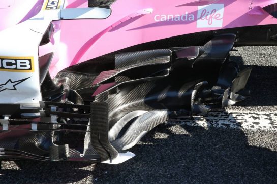 Racing Point F1 Team RP20 Barge Board.
20.02.2020. Formula One Testing, Day Two, Barcelona, Spain. Thursday.
- www.xpbimages.com, EMail: requests@xpbimages.com © Copyright: Batchelor / XPB Images