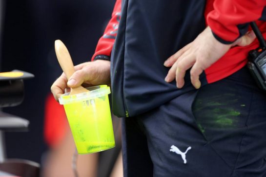 Red Bull Racing - flow-vis paint.
21.02.2020. Formula One Testing, Day Three, Barcelona, Spain. Friday.
- www.xpbimages.com, EMail: requests@xpbimages.com © Copyright: Moy / XPB Images