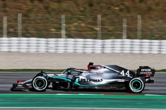 Lewis Hamilton (GBR) Mercedes AMG F1 W11.
26.02.2020. Formula One Testing, Day One, Barcelona, Spain. Wednesday.
- www.xpbimages.com, EMail: requests@xpbimages.com © Copyright: Batchelor / XPB Images