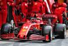 Charles Leclerc (MON) Ferrari SF1000 practices a pit stop.