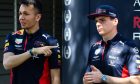 Alexander Albon (THA), Red Bull Racing and Max Verstappen (NLD), Red Bull Racing