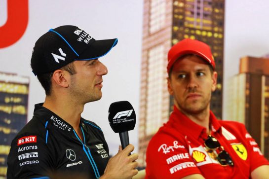 Nicholas Latifi (CDN) Williams Racing in the FIA Press Conference.
12.03.2020. Formula 1 World Championship, Rd 1, Australian Grand Prix, Albert Park, Melbourne, Australia, Preparation Day.
- www.xpbimages.com, EMail: requests@xpbimages.com © Copyright: Bearne / XPB Images