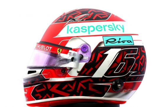 The helmet of Charles Leclerc (MON) Ferrari.
12.03.2020. Formula 1 World Championship, Rd 1, Australian Grand Prix, Albert Park, Melbourne, Australia, Preparation Day.
- www.xpbimages.com, EMail: requests@xpbimages.com © Copyright: Batchelor / XPB Images