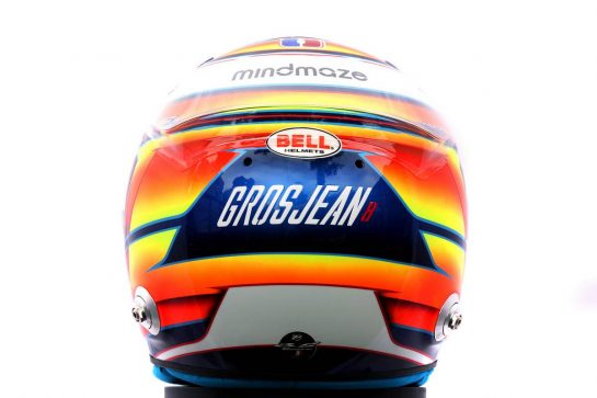 The helmet of Romain Grosjean (FRA) Haas F1 Team.
12.03.2020. Formula 1 World Championship, Rd 1, Australian Grand Prix, Albert Park, Melbourne, Australia, Preparation Day.
- www.xpbimages.com, EMail: requests@xpbimages.com © Copyright: Batchelor / XPB Images