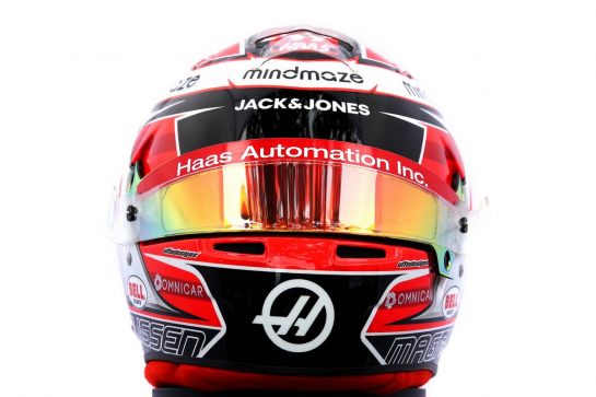 The helmet of Kevin Magnussen (DEN) Haas F1 Team.
12.03.2020. Formula 1 World Championship, Rd 1, Australian Grand Prix, Albert Park, Melbourne, Australia, Preparation Day.
- www.xpbimages.com, EMail: requests@xpbimages.com © Copyright: Batchelor / XPB Images