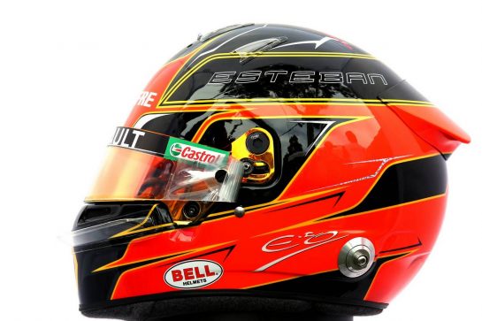 The helmet of Esteban Ocon (FRA) Renault F1 Team.
12.03.2020. Formula 1 World Championship, Rd 1, Australian Grand Prix, Albert Park, Melbourne, Australia, Preparation Day.
- www.xpbimages.com, EMail: requests@xpbimages.com © Copyright: Batchelor / XPB Images