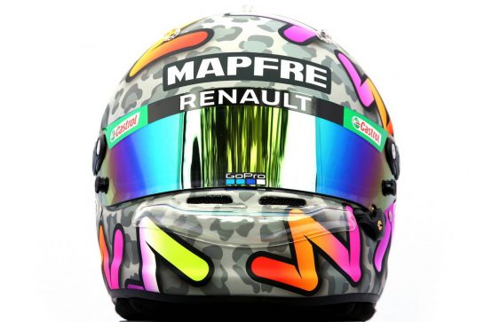 The helmet of Daniel Ricciardo (AUS) Renault F1 Team.
12.03.2020. Formula 1 World Championship, Rd 1, Australian Grand Prix, Albert Park, Melbourne, Australia, Preparation Day.
- www.xpbimages.com, EMail: requests@xpbimages.com © Copyright: Batchelor / XPB Images