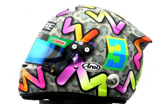 The helmet of Daniel Ricciardo (AUS) Renault F1 Team.
12.03.2020. Formula 1 World Championship, Rd 1, Australian Grand Prix, Albert Park, Melbourne, Australia, Preparation Day.
- www.xpbimages.com, EMail: requests@xpbimages.com © Copyright: Batchelor / XPB Images