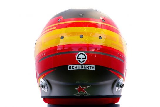 The helmet of Carlos Sainz Jr (ESP) McLaren.
12.03.2020. Formula 1 World Championship, Rd 1, Australian Grand Prix, Albert Park, Melbourne, Australia, Preparation Day.
- www.xpbimages.com, EMail: requests@xpbimages.com © Copyright: Batchelor / XPB Images