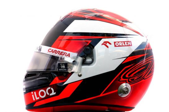 The helmet of Kimi Raikkonen (FIN) Alfa Romeo Racing.
12.03.2020. Formula 1 World Championship, Rd 1, Australian Grand Prix, Albert Park, Melbourne, Australia, Preparation Day.
- www.xpbimages.com, EMail: requests@xpbimages.com © Copyright: Batchelor / XPB Images