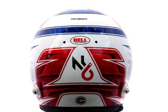 The helmet of Nicholas Latifi (CDN) Williams Racing.
12.03.2020. Formula 1 World Championship, Rd 1, Australian Grand Prix, Albert Park, Melbourne, Australia, Preparation Day.
- www.xpbimages.com, EMail: requests@xpbimages.com © Copyright: Batchelor / XPB Images