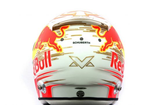 The helmet of Max Verstappen (NLD) Red Bull Racing.
12.03.2020. Formula 1 World Championship, Rd 1, Australian Grand Prix, Albert Park, Melbourne, Australia, Preparation Day.
- www.xpbimages.com, EMail: requests@xpbimages.com © Copyright: Batchelor / XPB Images