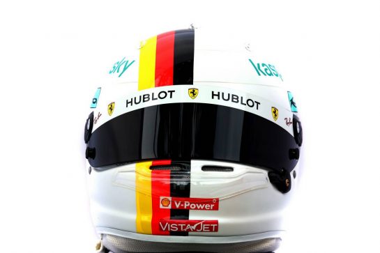 The helmet of Sebastian Vettel (GER) Ferrari.
12.03.2020. Formula 1 World Championship, Rd 1, Australian Grand Prix, Albert Park, Melbourne, Australia, Preparation Day.
- www.xpbimages.com, EMail: requests@xpbimages.com © Copyright: Batchelor / XPB Images