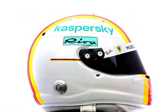 The helmet of Sebastian Vettel (GER) Ferrari.
12.03.2020. Formula 1 World Championship, Rd 1, Australian Grand Prix, Albert Park, Melbourne, Australia, Preparation Day.
- www.xpbimages.com, EMail: requests@xpbimages.com © Copyright: Batchelor / XPB Images