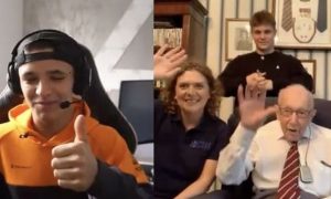 Norris invites McLaren fan Captain Tom to Woking!