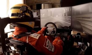 Senna fan recreates Monaco '91 with amazing sim rig!