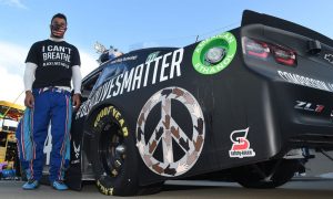 Bubba Wallace puts BLM in the fast lane