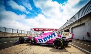 Racing Point warms up 2020 car with filming day at Silverstone
