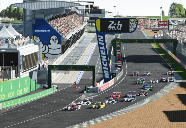 The Race Legends Trophy ROKiT Triple Crown Esports race at Le Mans on June 27 2020.