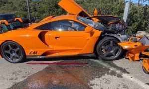 Adrian Sutil's not so subtle McLaren smash
