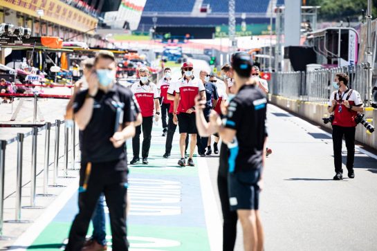 Antonio Giovinazzi (ITA) Alfa Romeo Racing.
02.07.2020. Formula 1 World Championship, Rd 1, Austrian Grand Prix, Spielberg, Austria, Preparation Day.
- www.xpbimages.com, EMail: requests@xpbimages.com © Copyright: Bearne / XPB Images