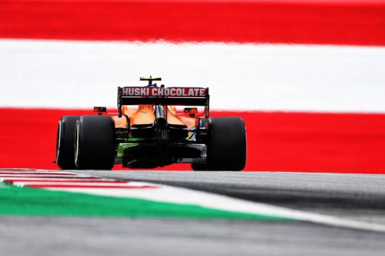 Lando Norris (GBR) McLaren MCL35.
03.07.2020. Formula 1 World Championship, Rd 1, Austrian Grand Prix, Spielberg, Austria, Practice Day.
- www.xpbimages.com, EMail: requests@xpbimages.com © Copyright: Charniaux / XPB Images
