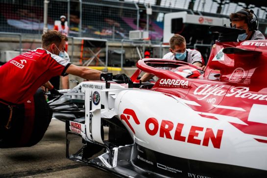 Kimi Raikkonen (FIN) Alfa Romeo Racing C39.
03.07.2020. Formula 1 World Championship, Rd 1, Austrian Grand Prix, Spielberg, Austria, Practice Day.
- www.xpbimages.com, EMail: requests@xpbimages.com - copy of publication required for printed pictures. Every used picture is fee-liable. © Copyright: FIA Pool Image for Editorial Use Only