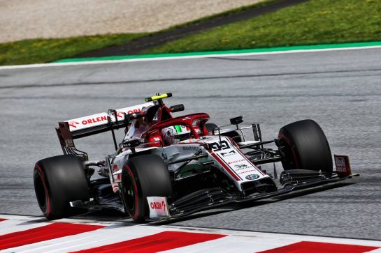 Antonio Giovinazzi (ITA) Alfa Romeo Racing C39.
03.07.2020. Formula 1 World Championship, Rd 1, Austrian Grand Prix, Spielberg, Austria, Practice Day.
- www.xpbimages.com, EMail: requests@xpbimages.com © Copyright: Batchelor / XPB Images