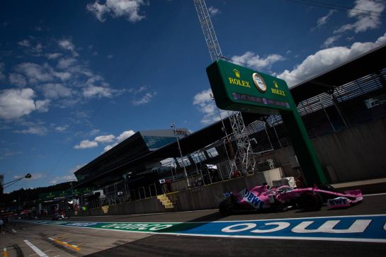 Sergio Perez (MEX) Racing Point F1 Team RP19.
04.07.2020. Formula 1 World Championship, Rd 1, Austrian Grand Prix, Spielberg, Austria, Qualifying Day.
- www.xpbimages.com, EMail: requests@xpbimages.com © Copyright: Bearne / XPB Images