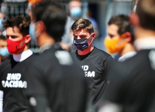 Max Verstappen (NLD) Red Bull Racing as the grid observes the national anthem.
05.07.2020. Formula 1 World Championship, Rd 1, Austrian Grand Prix, Spielberg, Austria, Race Day.
- www.xpbimages.com, EMail: requests@xpbimages.com © Copyright: Charniaux / XPB Images