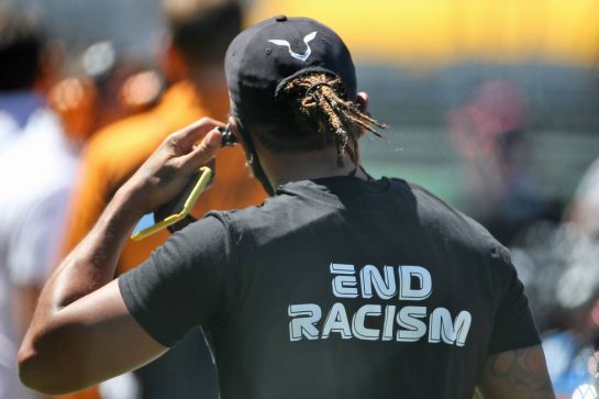 Lewis Hamilton (GBR) Mercedes AMG F1 on the grid.
05.07.2020. Formula 1 World Championship, Rd 1, Austrian Grand Prix, Spielberg, Austria, Race Day.
- www.xpbimages.com, EMail: requests@xpbimages.com © Copyright: Charniaux / XPB Images