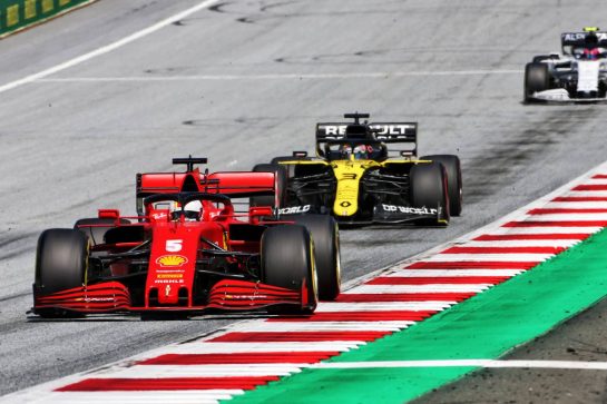 Sebastian Vettel (GER) Ferrari SF1000.
05.07.2020. Formula 1 World Championship, Rd 1, Austrian Grand Prix, Spielberg, Austria, Race Day.
- www.xpbimages.com, EMail: requests@xpbimages.com © Copyright: Charniaux / XPB Images